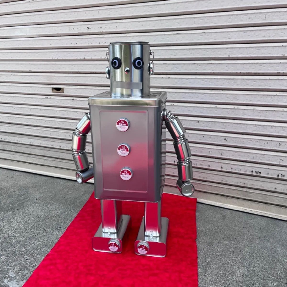 受注生産》イットカンロボ（ぜんまいなしタイプ）ロボット オブジェ 