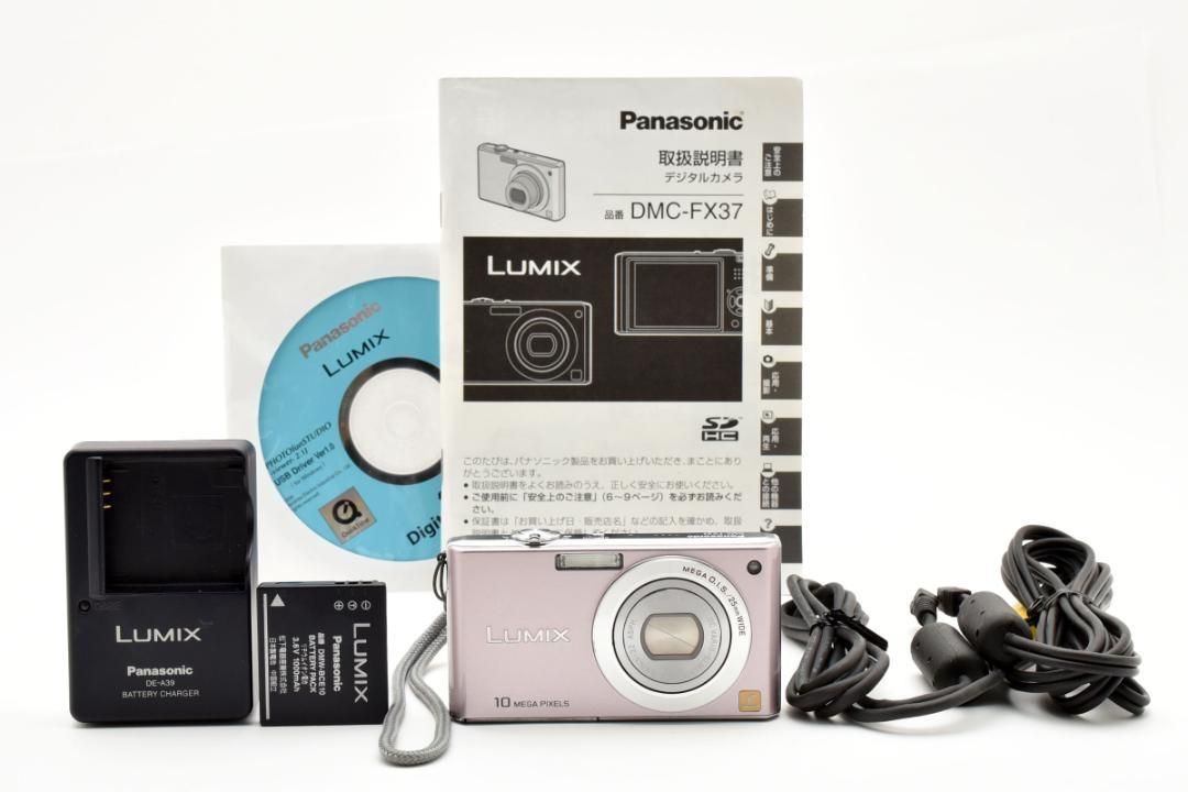 188 Panasonic LUMIX DMC-FX37 ピンク ジャンク ジャンク：本体美品』Panasonic DMC-fx37 ピンク LUMIX 概要