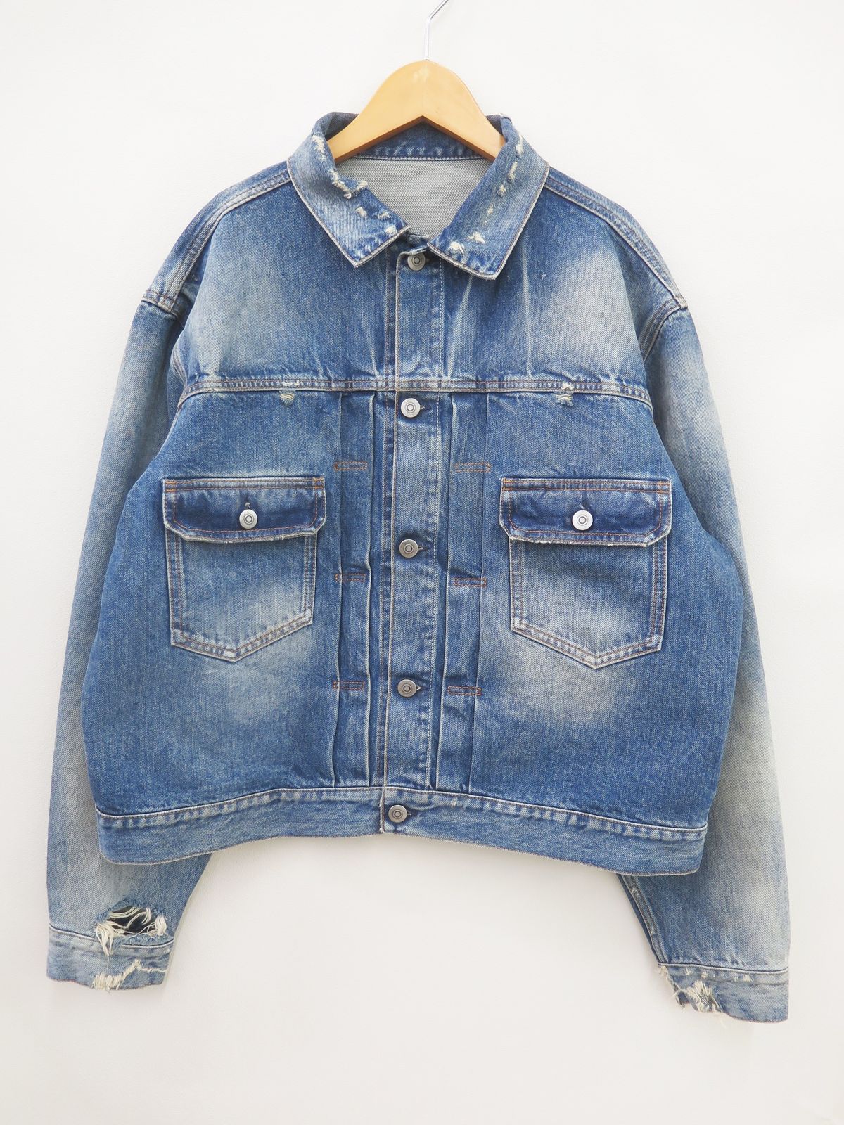 メゾンマルジェラ 23awCo-ed デニムジャケット 46 23AW NEW】Maison Margiela / デコルティケ デニムジャケット