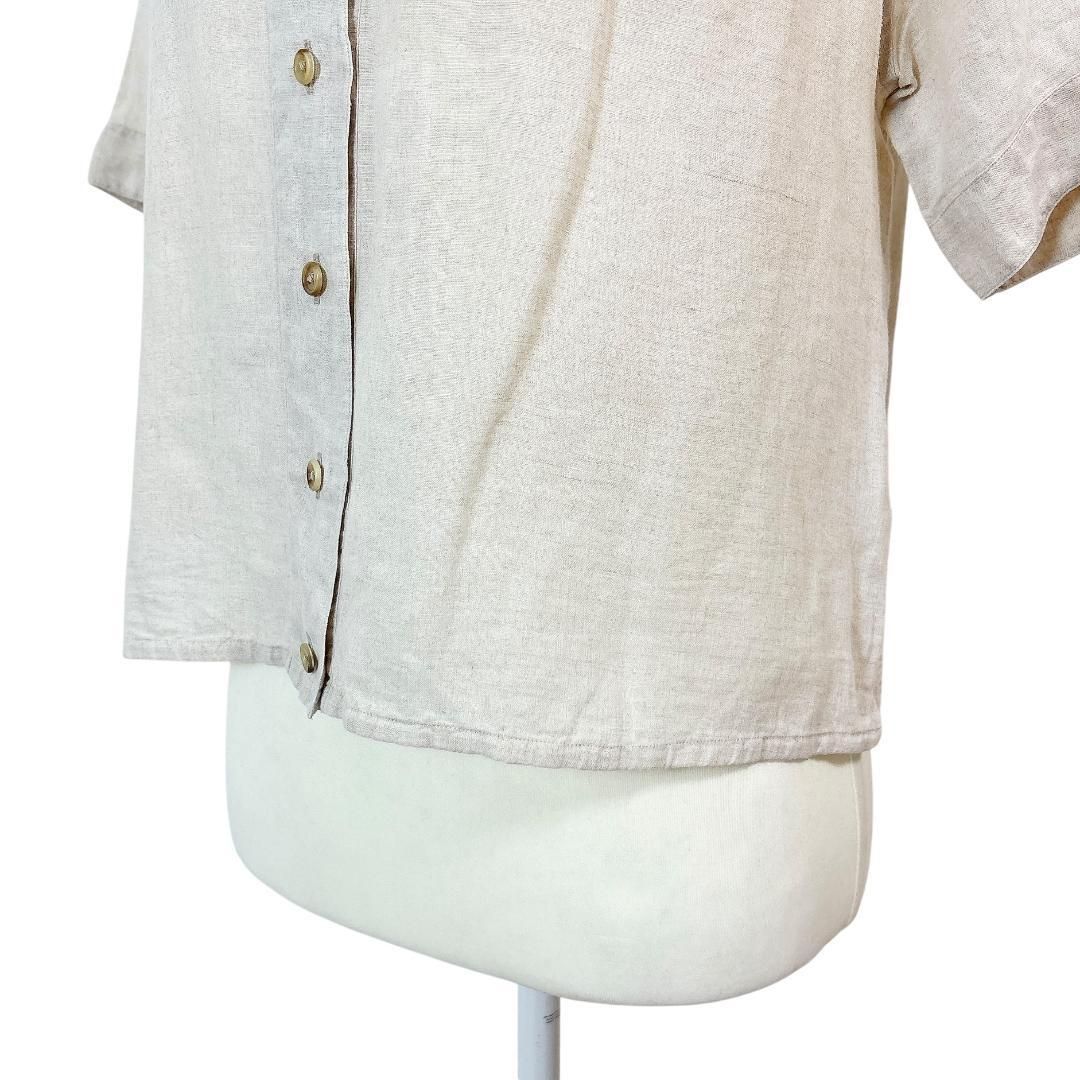 半袖リネンシャツ