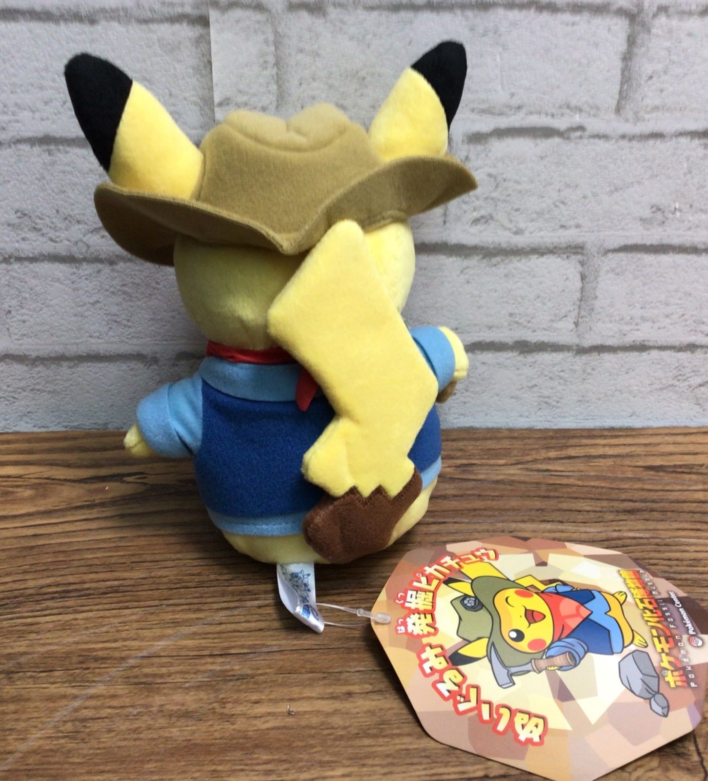 2027 ポケモン化石博物館限定 ぬいぐるみ 発掘ピカチュウ 図録