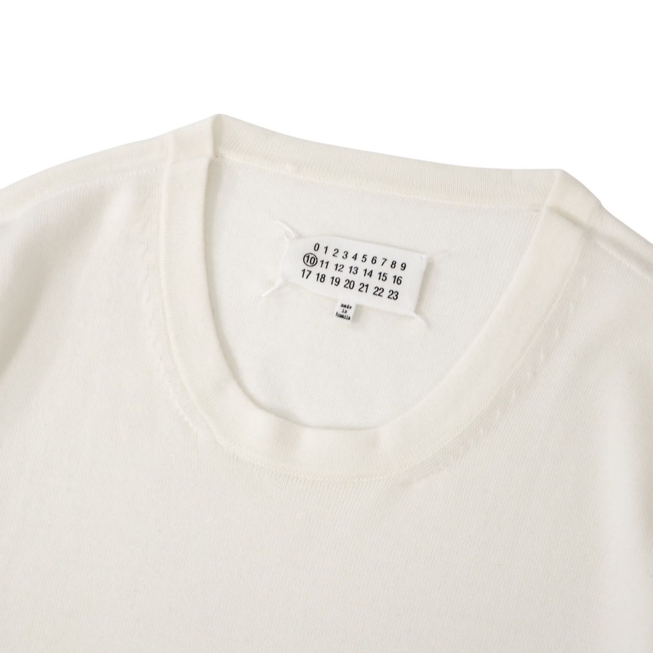 △良品 メゾンマルジェラ MaisonMargiela 19AW ウール クルーネック 
