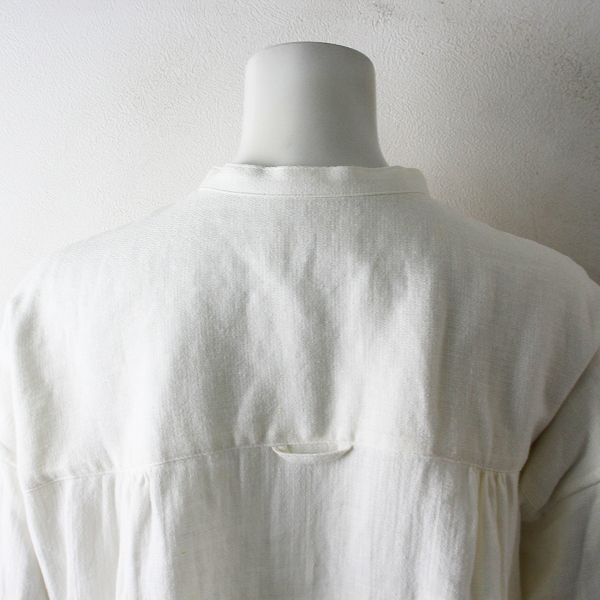 美品 定価4.1万 2021SS Uhr ウーア Side Open Atelier Shirts サイドオープン アトリエシャツ/オフホワイト-.【2400012863705】