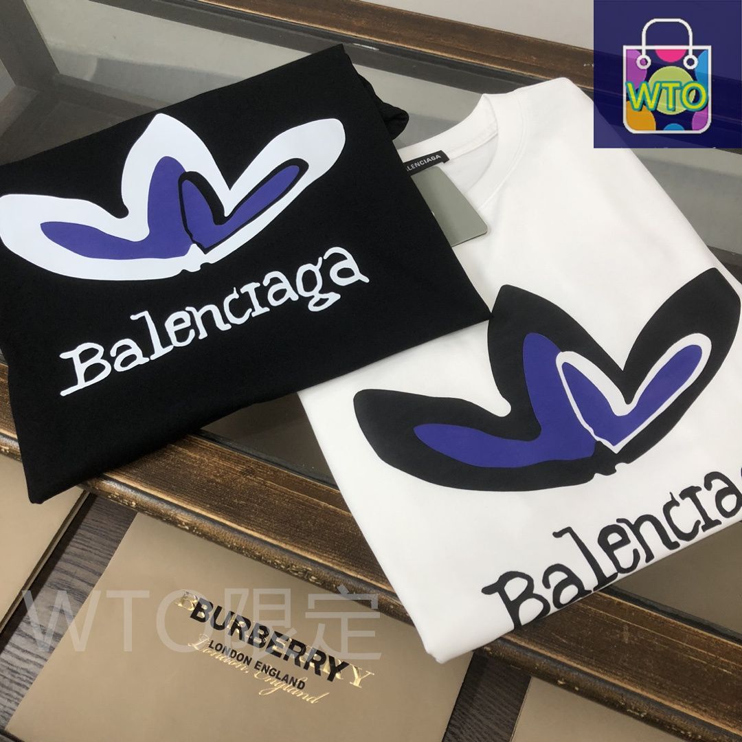 ⭐︎破格⭐︎BALENCIAGA 小文字ロゴプリントTシャツ BALENCIAGA(バレンシアガ) GAFFER T ShirtロゴTシャツ641675