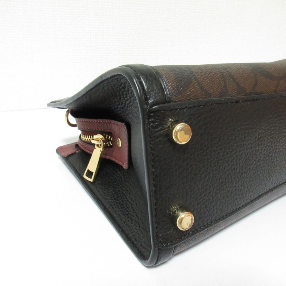 COACH コーチ　グレース キャリオールハンドバッグ　CD701 美品 COACH コーチ グレース キャリーオール シグネチャー 2way