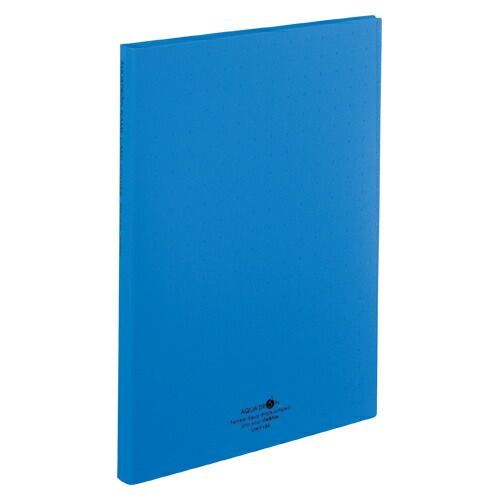 リヒトラブ ＡＱＵＡ ＤＲＯＰｓ 名刺帳 ポケット交換タイプ A-5042-8 青 1冊