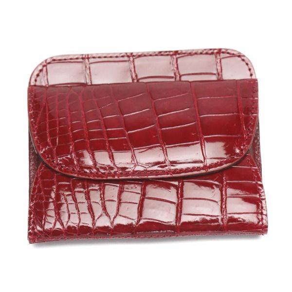 TS-W47 ケース カシス   ヘンローン社製 クロコダイル TS-W47 コインケース カシス ヘンローン社製 クロコダイル