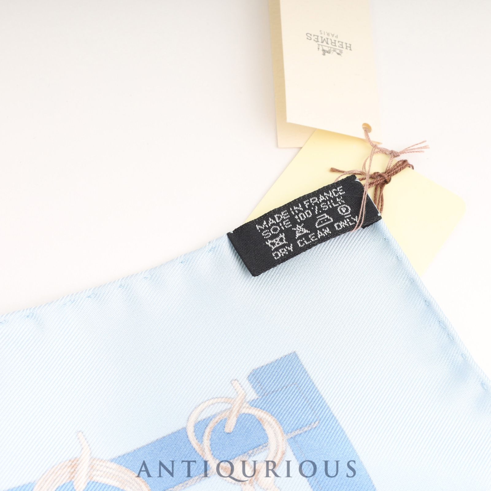 エルメス スカーフ カレ45 馬具とビット SILK100% 箱 タグ - メルカリ