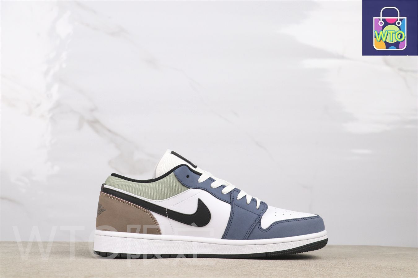 今日 エアジョーダン 1 ローカット HV5973-101 ホワイトブルー-WTO輸入2