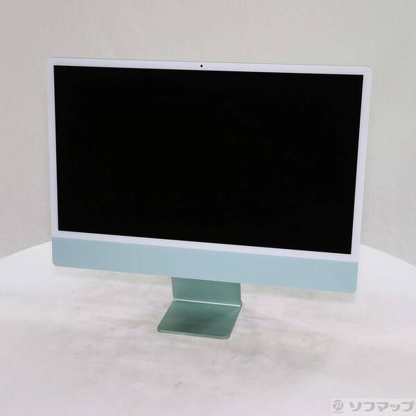 〔 品〕 iMac 24-inch Mid-2021 MGPH3J A Apple M1 8コアCPU_8コアGPU 8GB SSD256GB グリーン 〔14.8 Sonoma〕 258