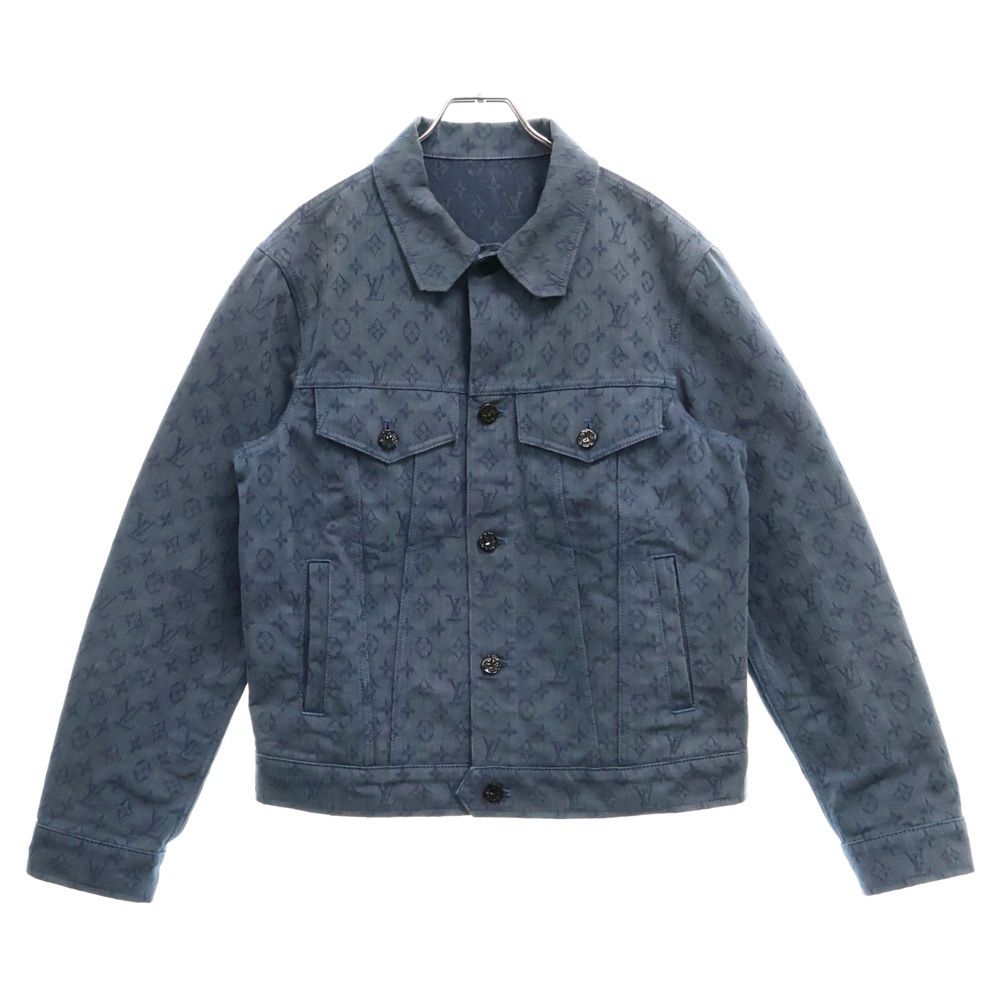 ルイヴィトン 19AW 新作 モノグラム 柄 デニムジャケット virgil abloh