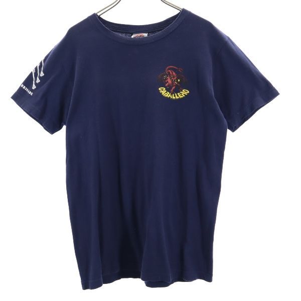 パウエルペラルタ クルーネック バックプリント 半袖 Tシャツ S 紺 