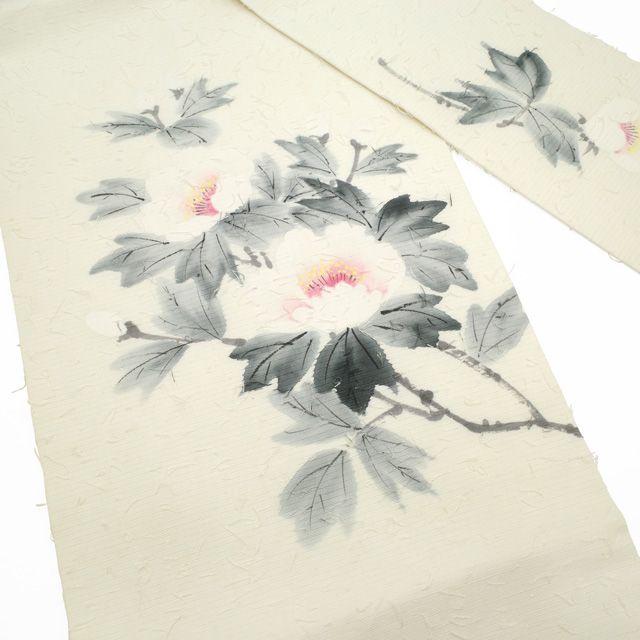 髭紬 名古屋仕立ての帯 お買得品 間も無く削除 美品 新古品】 名古屋帯