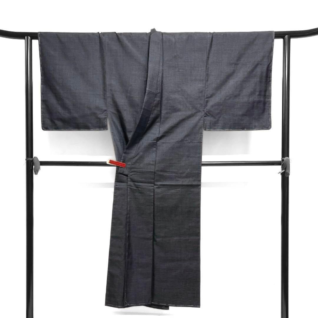 未着用 メンズ着物 大島紬 アンサンブル 襦袢付き 亀甲 着物 014a d 