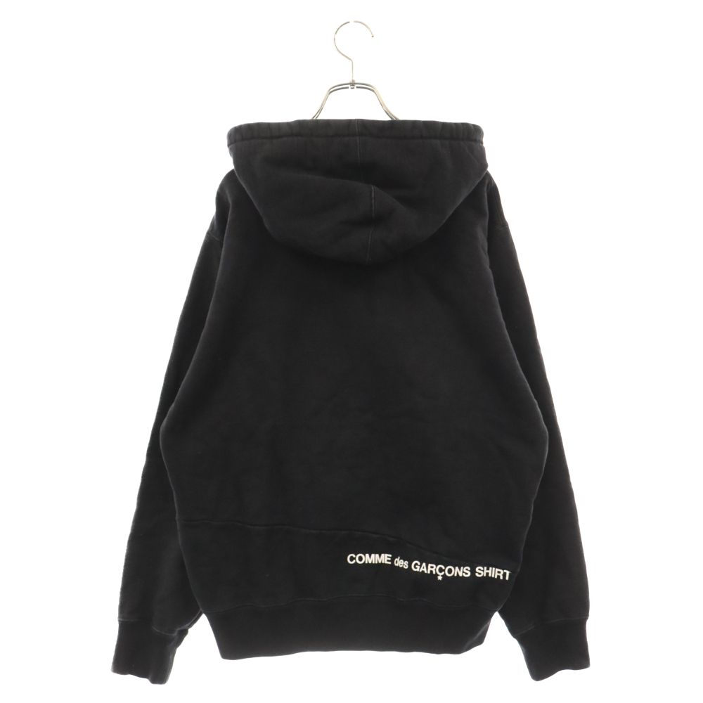 SUPREME (シュプリーム) 18AW × COMME des GARCONS SHIRT Split Box Logo Hooded  Sweatshirt コムデギャルソン シャツ スプリット ボックスロゴ フーディ プルオーバーパーカー - メルカリ