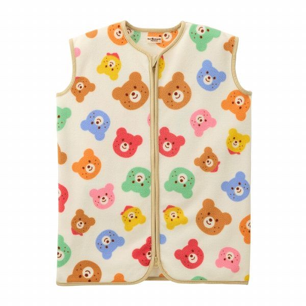 ミキハウス ホットビスケッツ mikihouse カラフルビーンズ フリーススリーパー フリー フリー マルチ 87