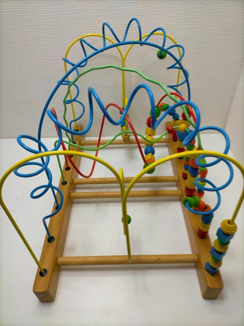 Hape社 ビーズコースター ルーピング 木のおもちゃ トンネルマウンテン