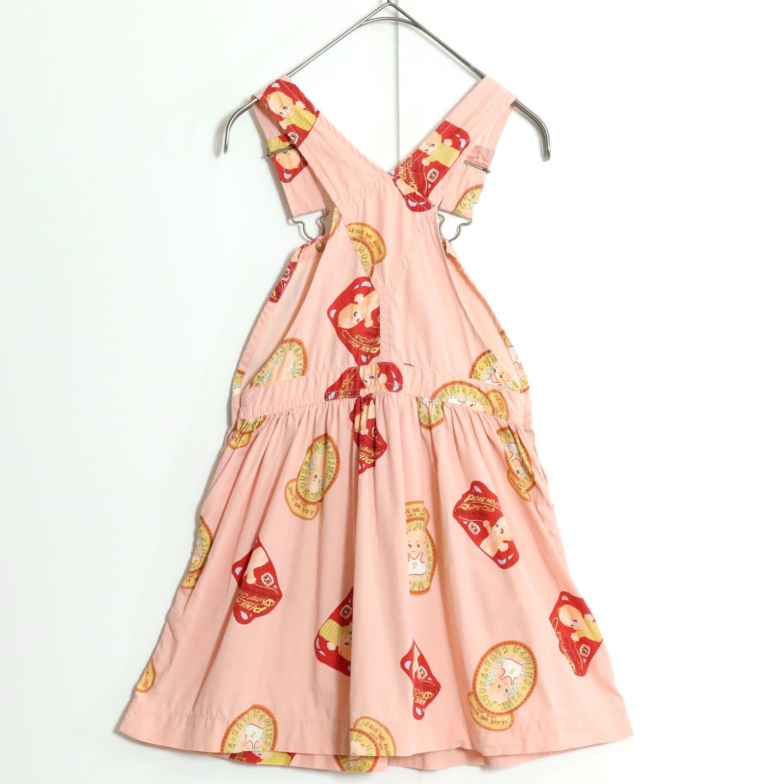 ベビーピンクハウス☆キューピー柄ジャンパースカート 女児 サイズS