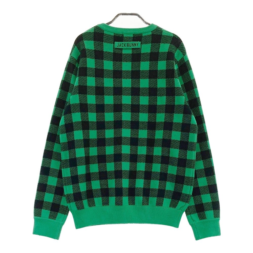 ジャックバニー☆ロゴ総柄☆ストレッチ☆ニット セーター【メンズ