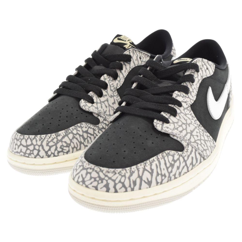 NIKE (ナイキ) WMNS AIR JORDAN 1 RETRO LOW OG BLACK CEMENT