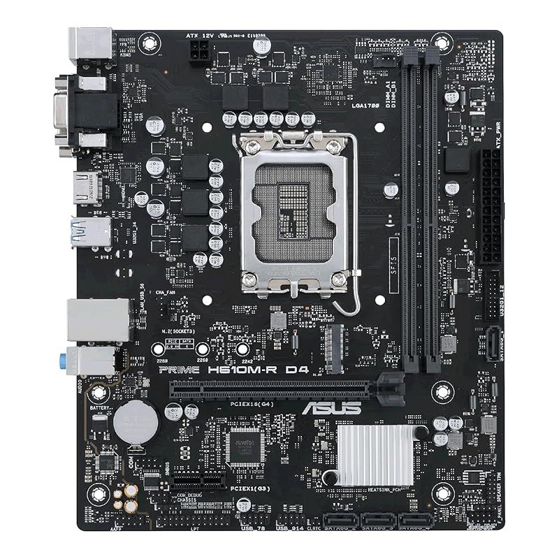 ASUS INTEL H610チップセット搭載 PRIME MicroATXマザーボード DDR4モデル| PRIME H610M-R D4 正規代理店品 0