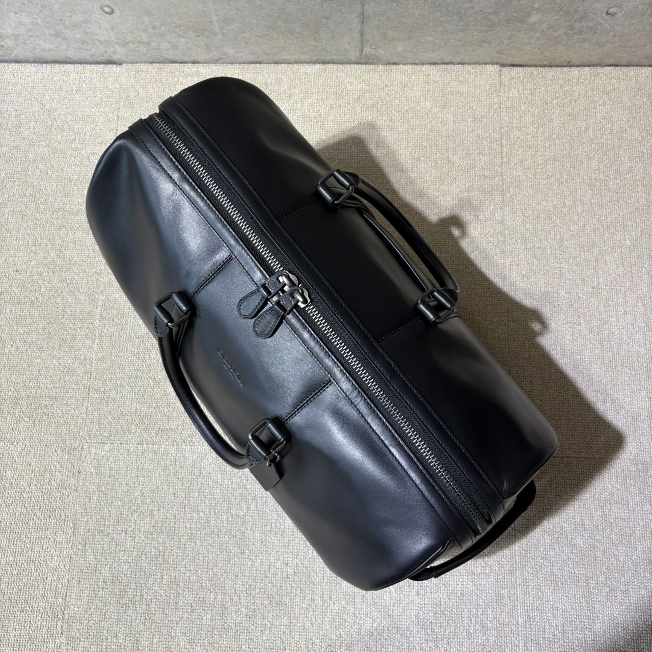 COACH ブラックレザーボストンバッグ 新品未使用 COACH(コーチ) / ボストンバッグ/レザー/BLK | 中古品の販売