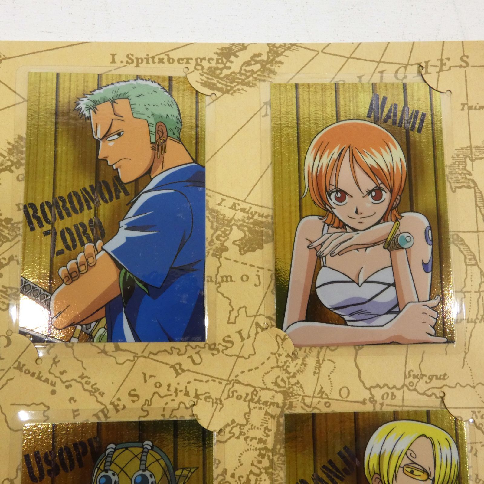 小牧店】開封品 ワンピース スタンディングラミカードセット 【PI703