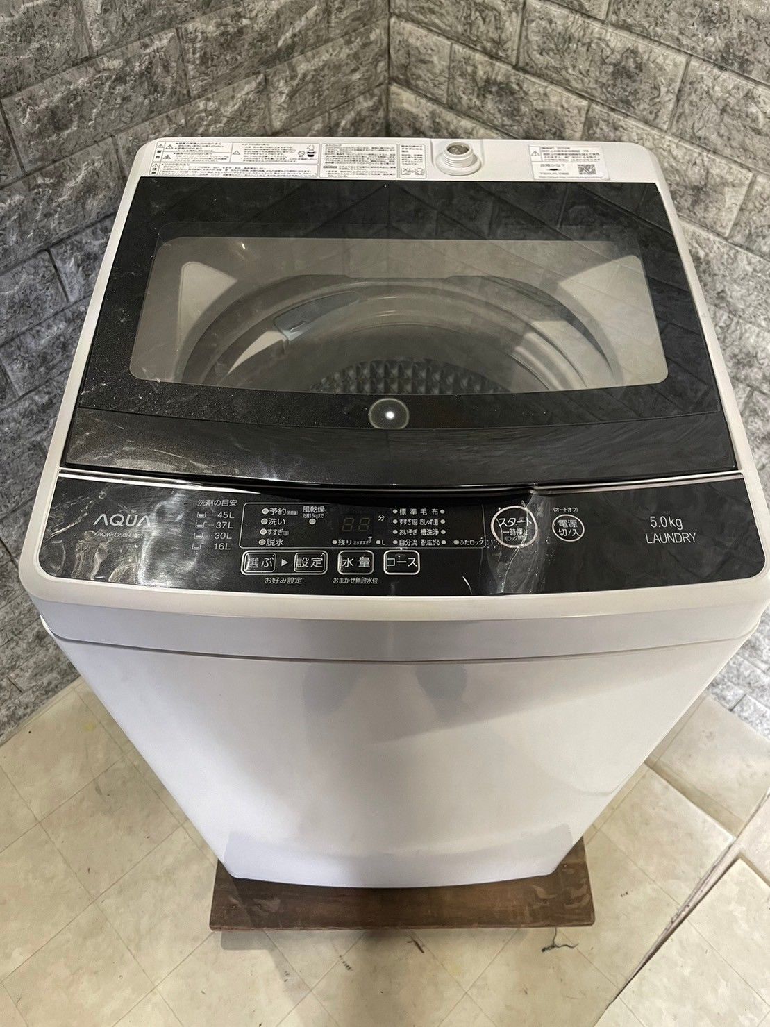 全国送料無料☆3か月保障付き☆洗濯機☆アクア☆2019年☆5㎏☆AQW
