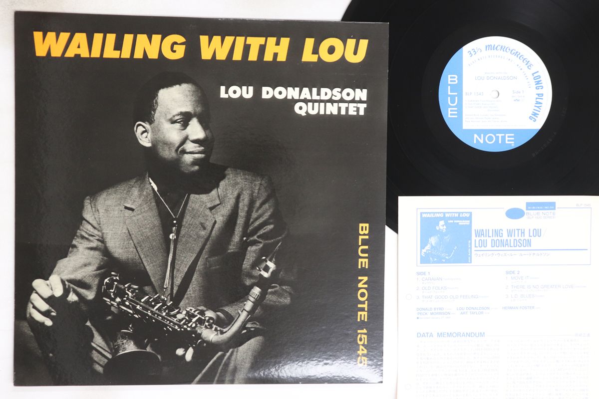 LP Lou Donaldson Wailing With You BLP1545 BLUE NOTE /00260