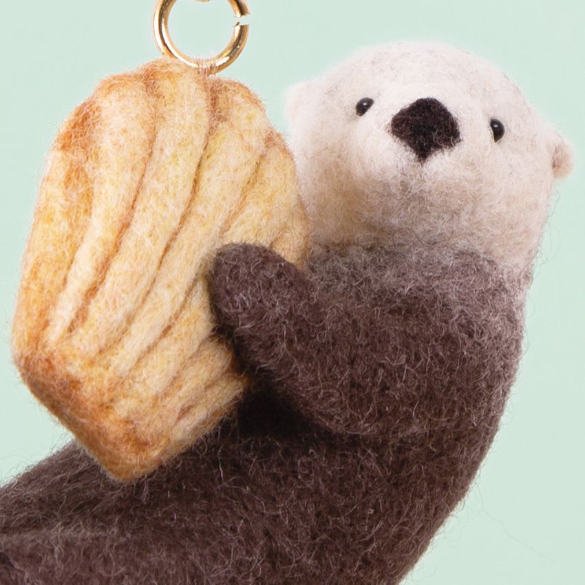 チーズ確認ページ ラッコ 羊毛フェルト キーホルダー チーズ様専用確認ページ ラッコ 羊毛フェルト キーホルダー｜