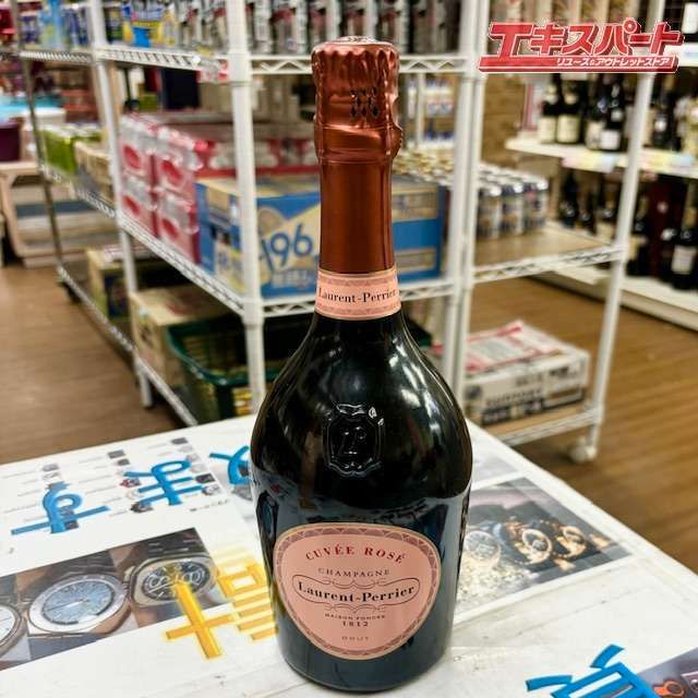 750ml シャンパン ローランペリエロゼ メタルボックス 付き