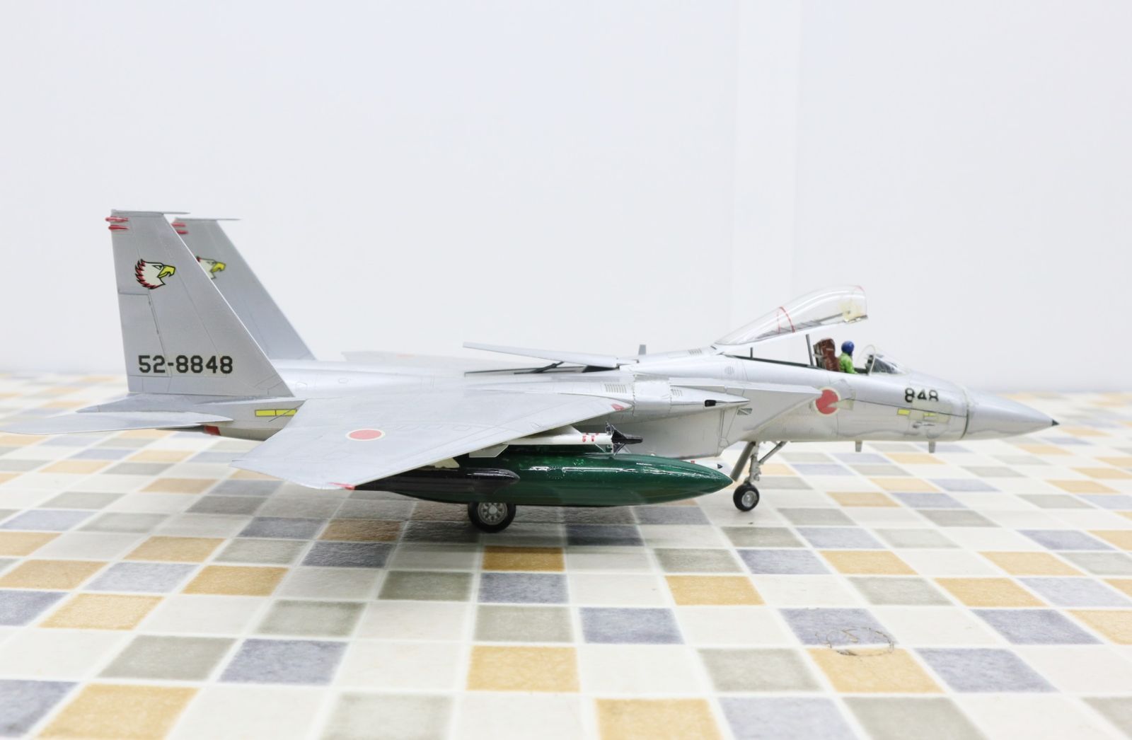 値下げ ｜航空自衛隊 イーグルプラス｜ F-15J ｜プラモデル 希少 レア 完成品 コレクター引退品P4417