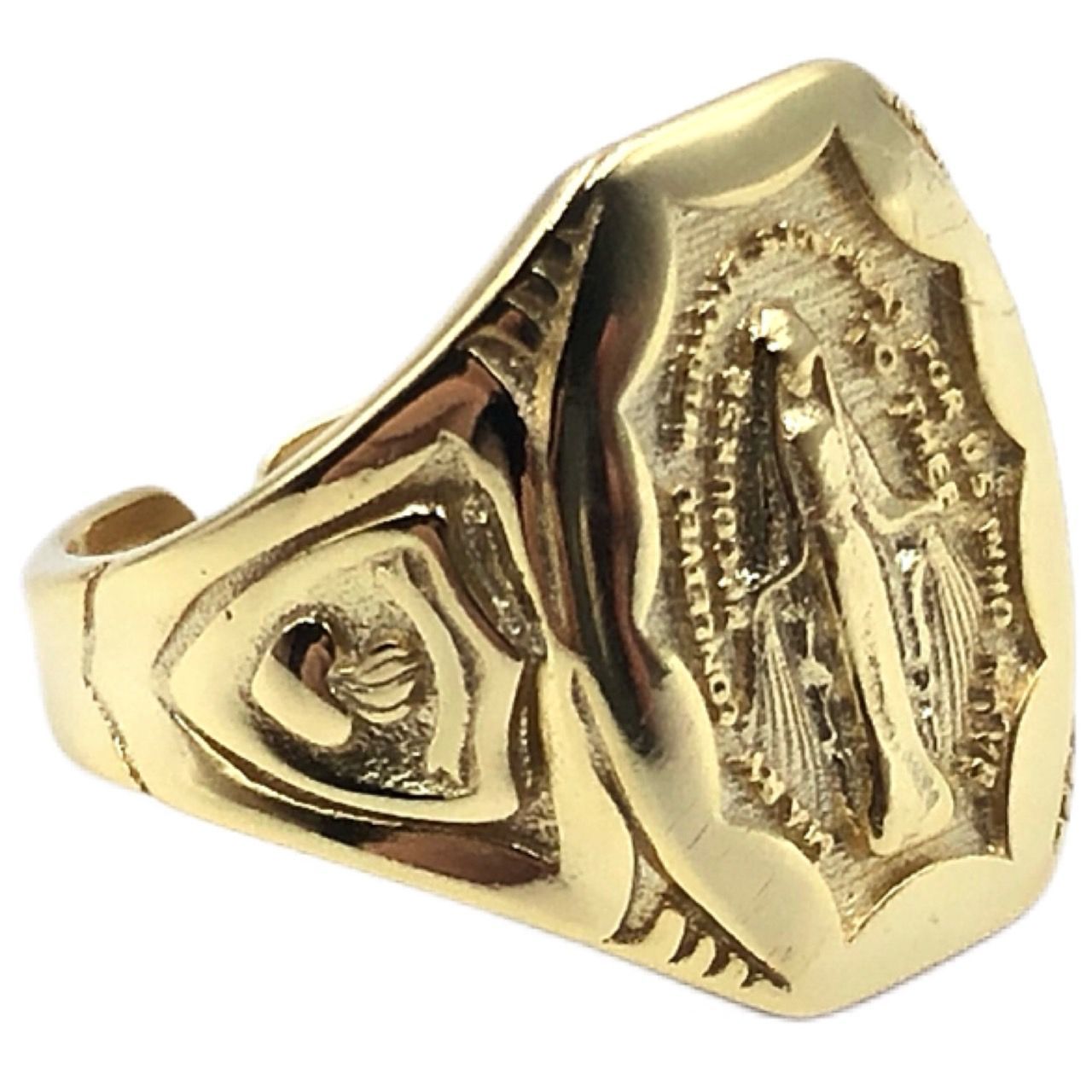 シルバーアクセサリー デザインリング カレッジリング シルバー