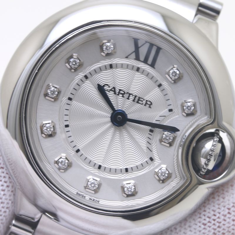 レンタル商品【WE902073】Cartier バロンブルー SM 11Pダイヤ