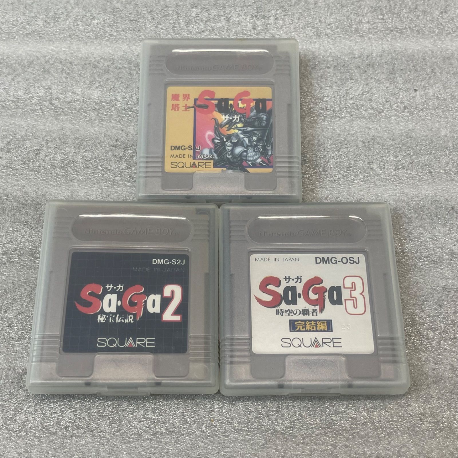 【NPA】SaGa サガ 1-3 GB ゲームボーイ ソフトのみ