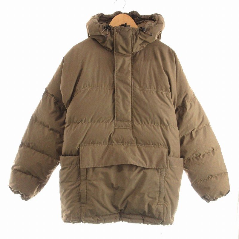 スノーピーク snowpeak ダウンジャケット フード付き ハーフジップ