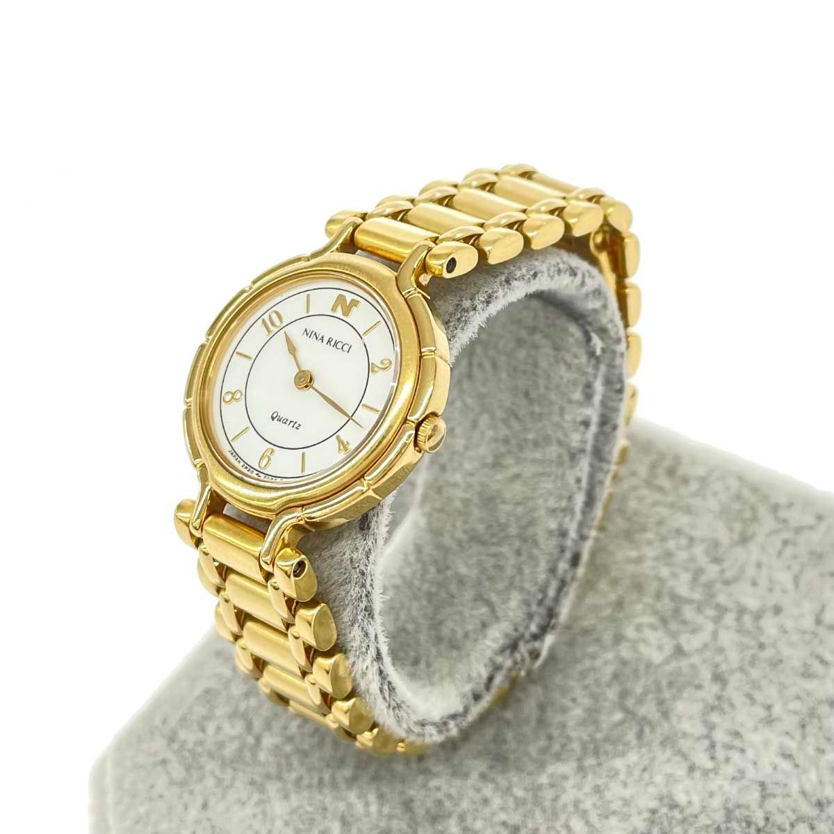 NINA RICCI ニナリッチ 腕時計 2P20-0490 ゴールドカラー