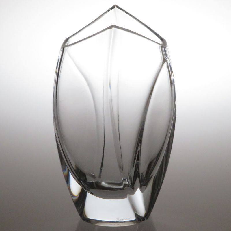 バカラ 花瓶 ジベルニー フラワーベース25cm箱付き 未使用 バカラ 花瓶 ○ ジベルニー ベース ヴェース 25cm クリスタル