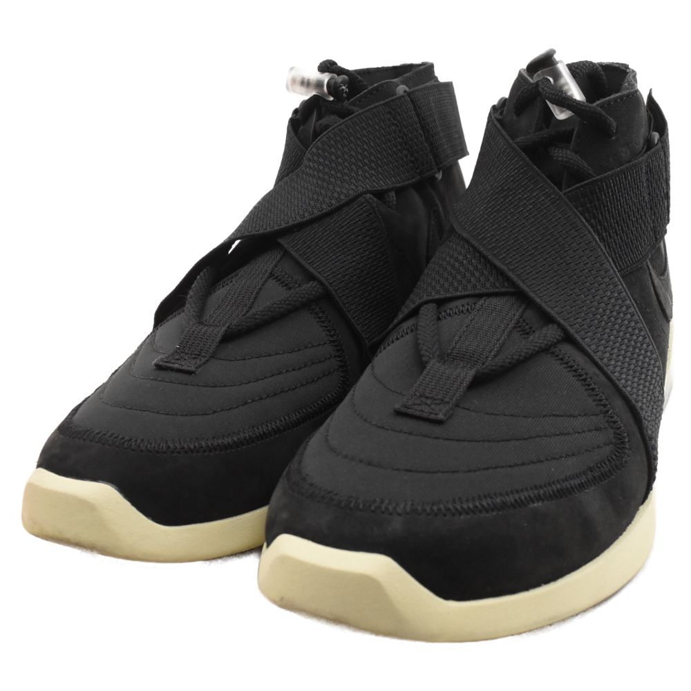 NIKE (ナイキ) × FEAR OF GOD AIR RAID フィアオブゴッド エアレイド ミッドカットスニーカー ブラック AT8087-002 US8/26cm