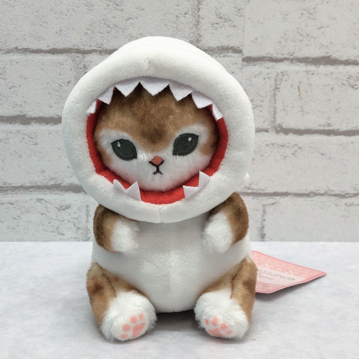 平紬 着物 刺し子 手刺繍 雪輪 うさぎ 兎 裄69 M 新古品 sn1470 平紬