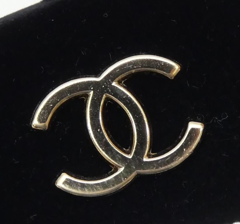 シャネル 販売 CHANEL ハンガー 2本セット ココマーク 黒 シャネル