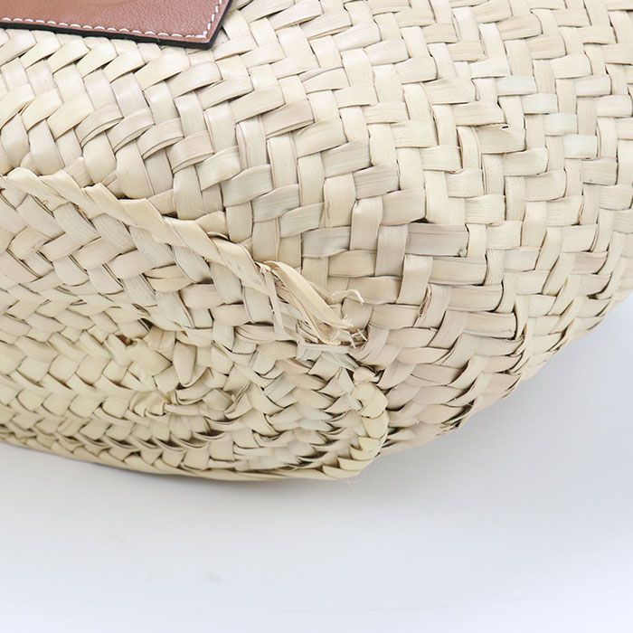 未使用 LOEWE ロエベ ラフィア バスケット バッグ ミディアム かご LOEWE ロエベ カゴバッグ BASKET LARGE ME Do A223S92X04 レディース