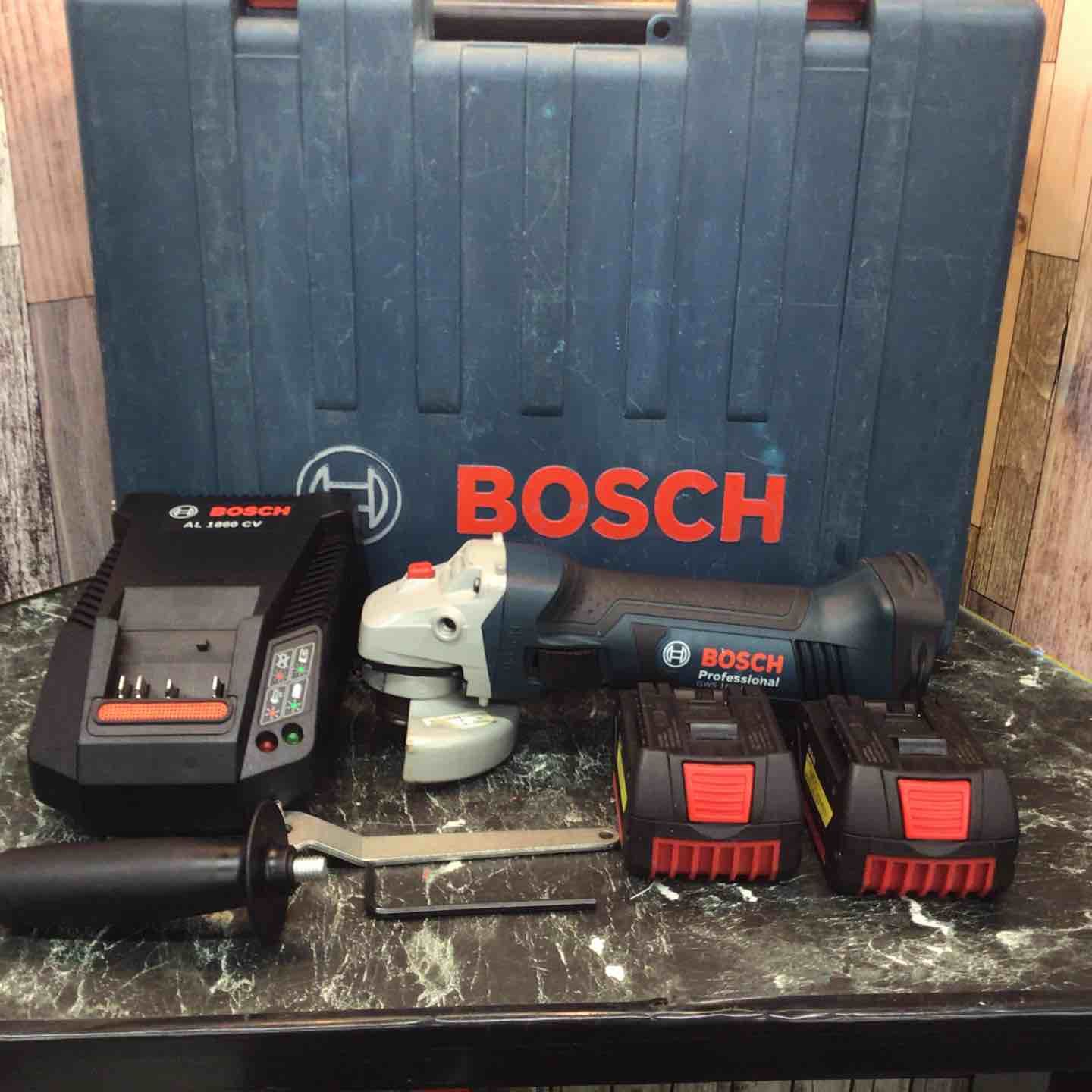 〇BOSCH ボッシュ 18Vバッテリーディスクグラインダー GWS18V-LI 八潮店