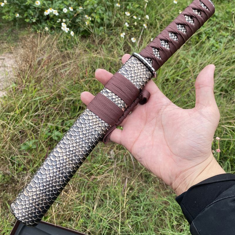 アウトドアナイフ シースナイフ【武魂】全長約35cm 高級和式