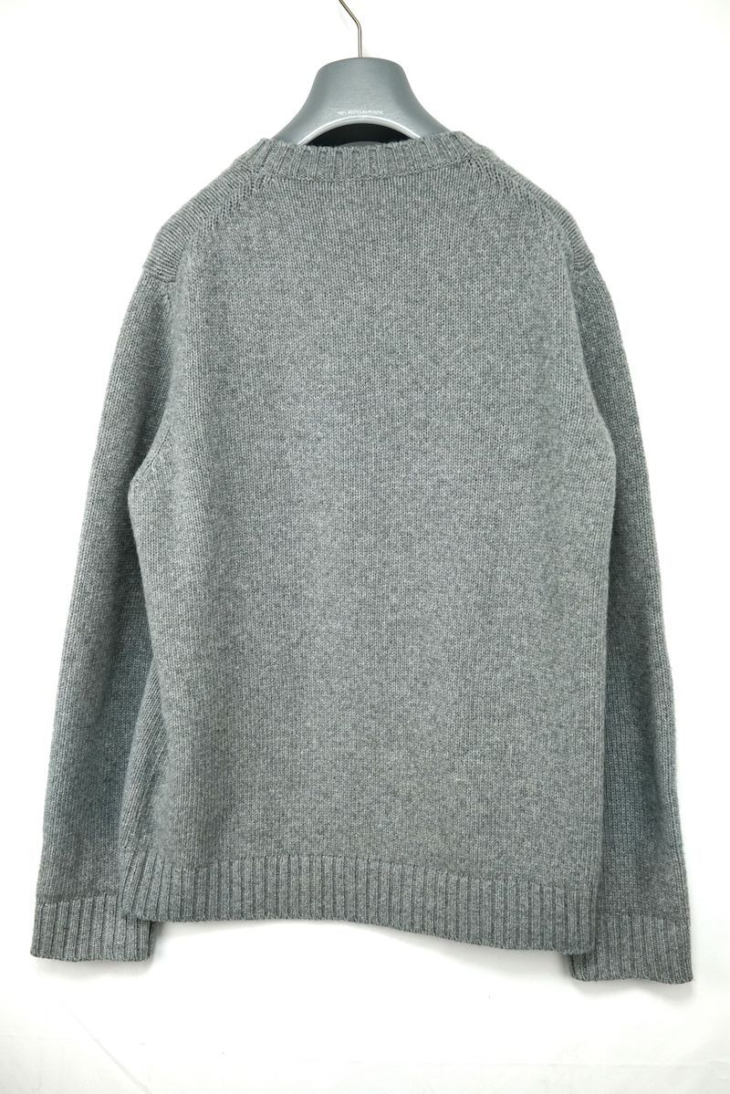 プラダ 22SS ウール×カシミヤ ニット 40 レディース グレー P24S1L｜a1703828｜中古ブランド品 ・ブランド古着通販｜ALLU（アリュー）