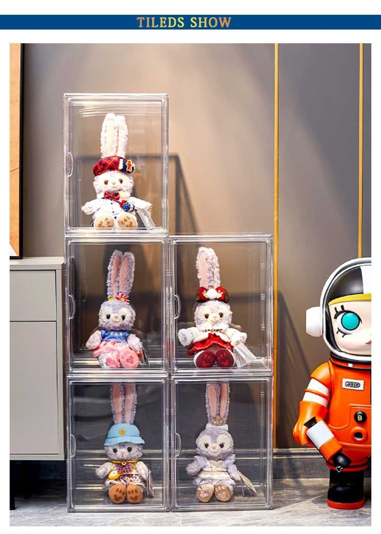 ぬいぐるみ収納ケース 2個セット 透明 人形ケース ぬいぐるみ