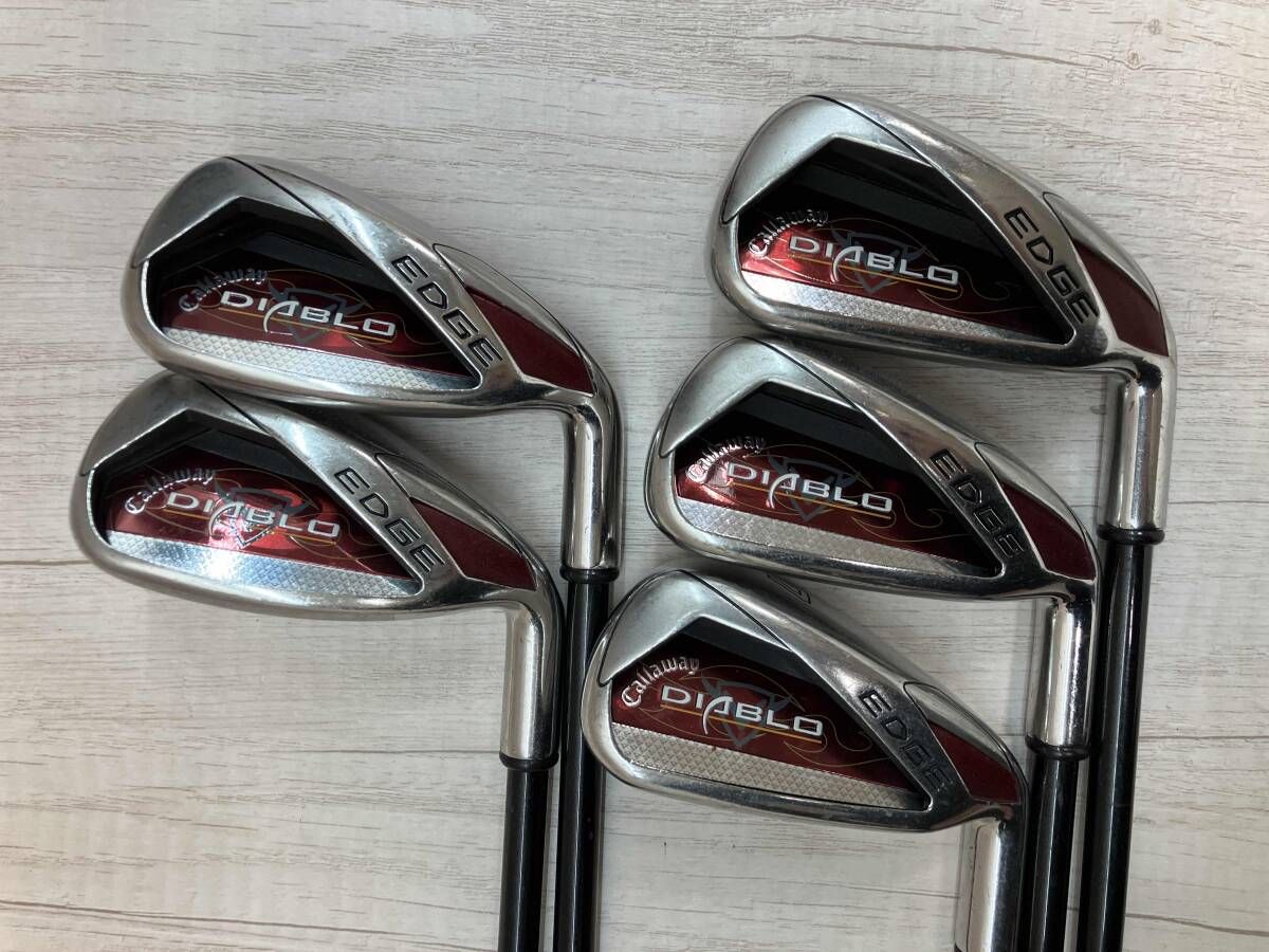 Callaway DIABLO EDGE アイアンセット キャロウェイ FLEX S 5本セット 5-9 男性右利き用 ゴルフクラブ