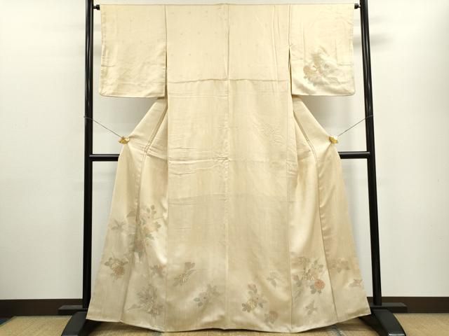 平和屋着物▽中国三大刺繍 スワトウ刺繍 相良刺繍 訪問着 総刺繍