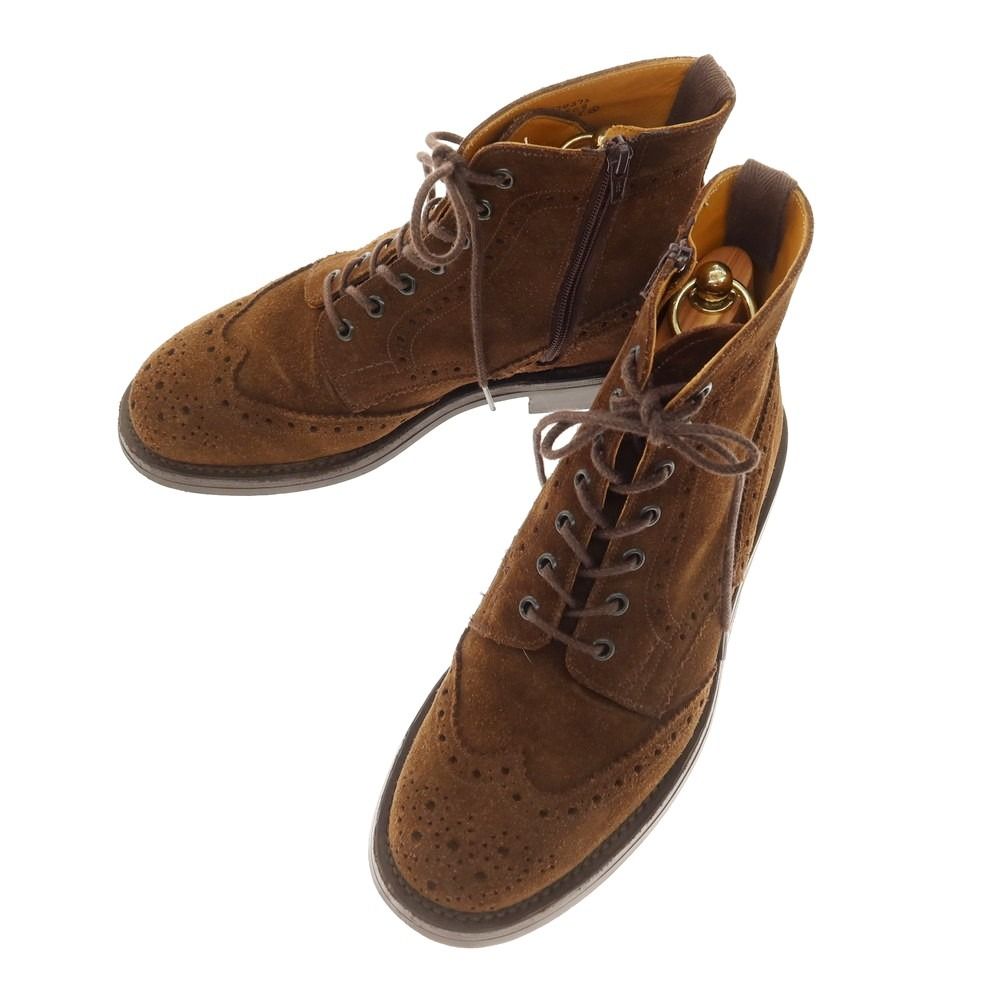 即納！最大半額！ Tricker´s トリッカーズ M2508 ウイングチップ スエード 靴