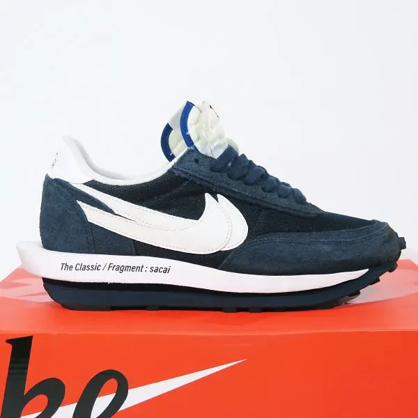 NIKE ナイキ x sacai サカイ x Fragment Design フラグメント デザイン LDWAFFLE/SF DH2684 400 LDワッフル  ブルー ボイド ホワイト オブシディアン スニーカー|mercariメルカリ官方指定廠商|Bibian比比昂代買代購